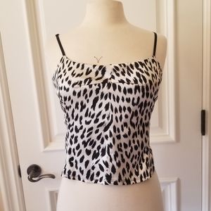 Bebe Leopard Print Tank Top